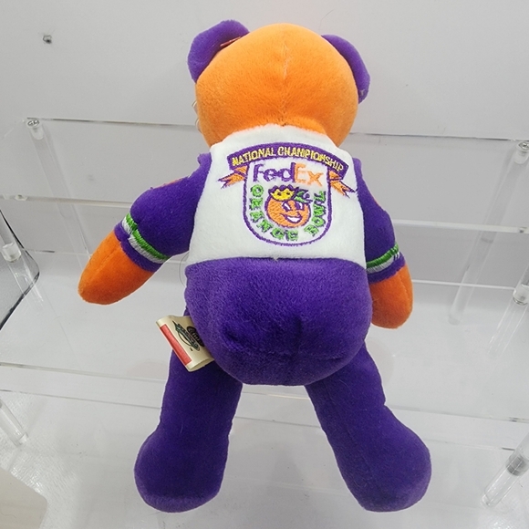 Oklahoma Sooners Plush Bear 8" Orange Bowl National Championship 2001 Smoke Free - Picture 4 of 5